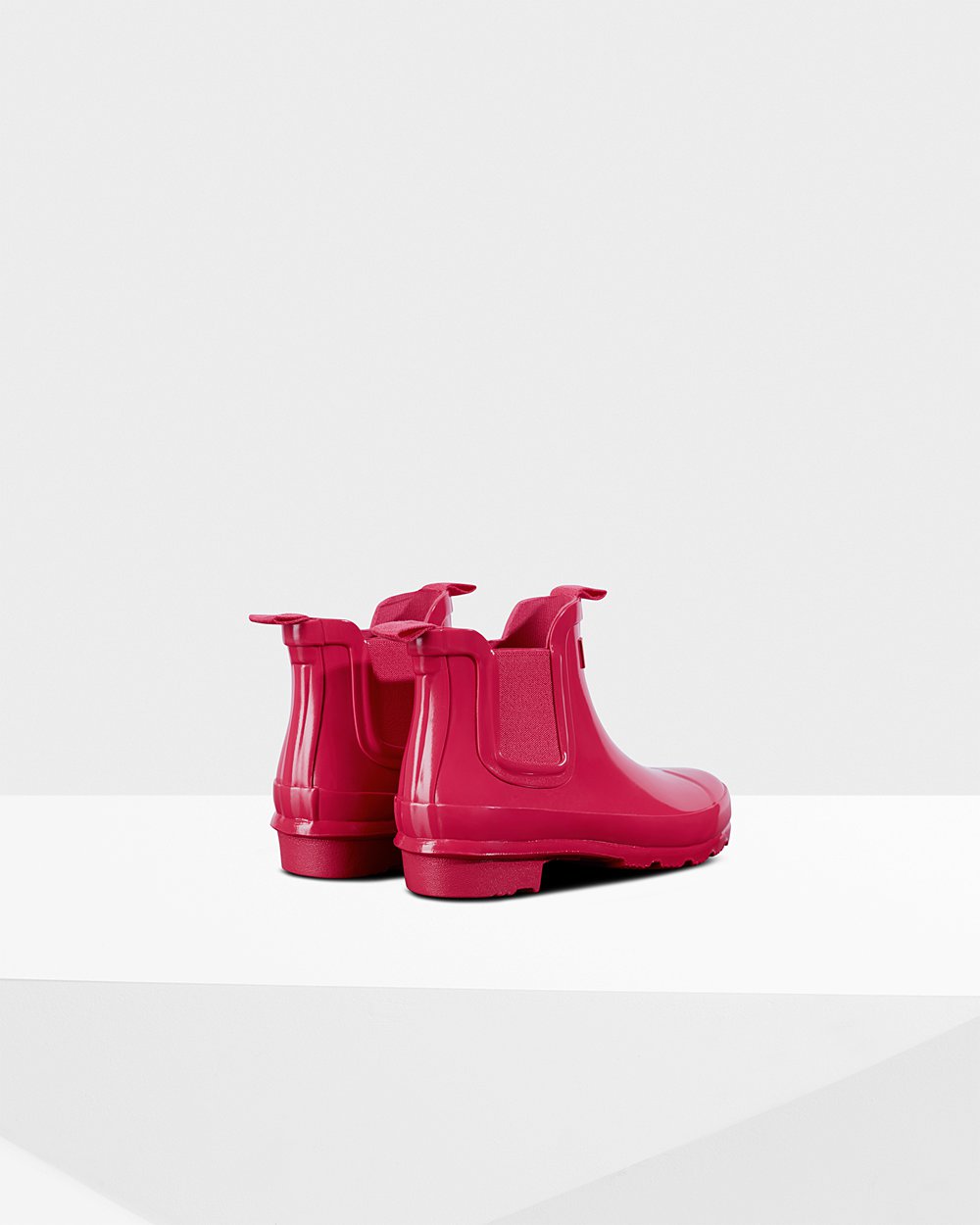 Hunter Niños Original Big Gloss - Botas Chelsea Rosas - 827-PBCIYQ